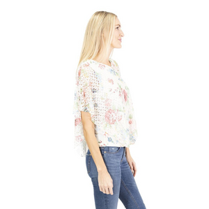 Floral V-Neck Top