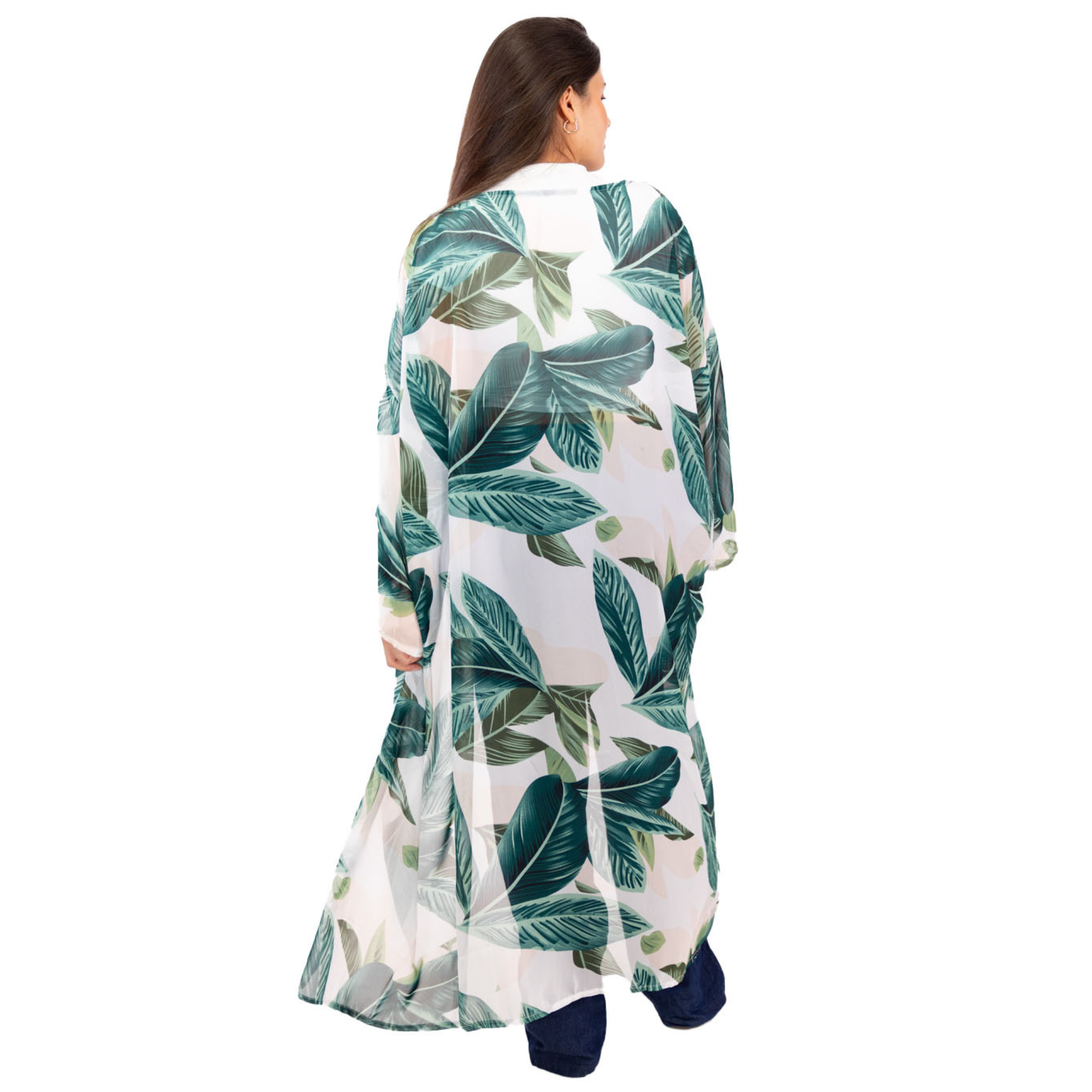 Tropical Leaves Kimono