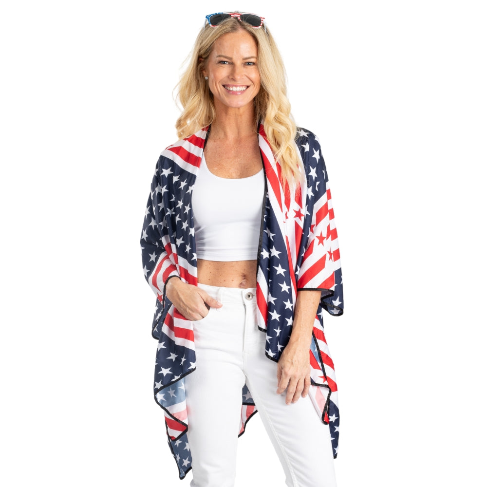 Patriotic American Flag Vest