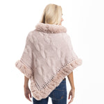 Load image into Gallery viewer, Travelers Luxe Chunky Cable Knit Poncho
