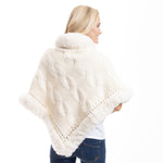 Load image into Gallery viewer, Travelers Luxe Chunky Cable Knit Poncho
