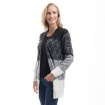 Load image into Gallery viewer, Midnight Frost Color Block Cardigan
