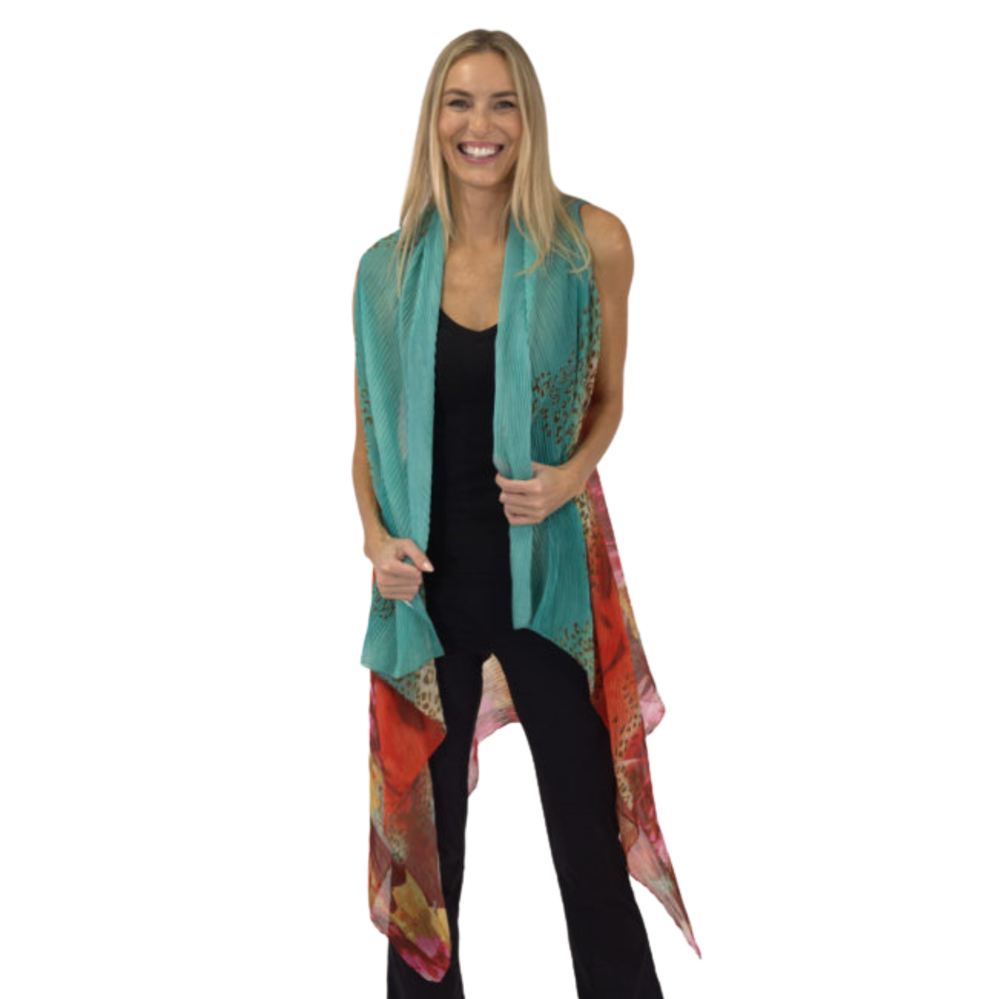 Chiffon Pleated Kimono