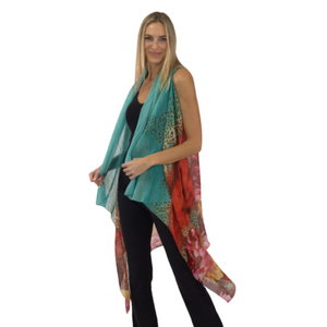 Chiffon Pleated Kimono