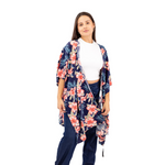 Load image into Gallery viewer, Hibiscus Tassel Kimono
